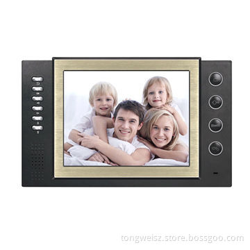 8-inch access control system door intercom, video taking, rainproof and night vision